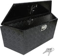 39" x 16.5" x 12" Black Aluminum Trailer Tongue Box F782