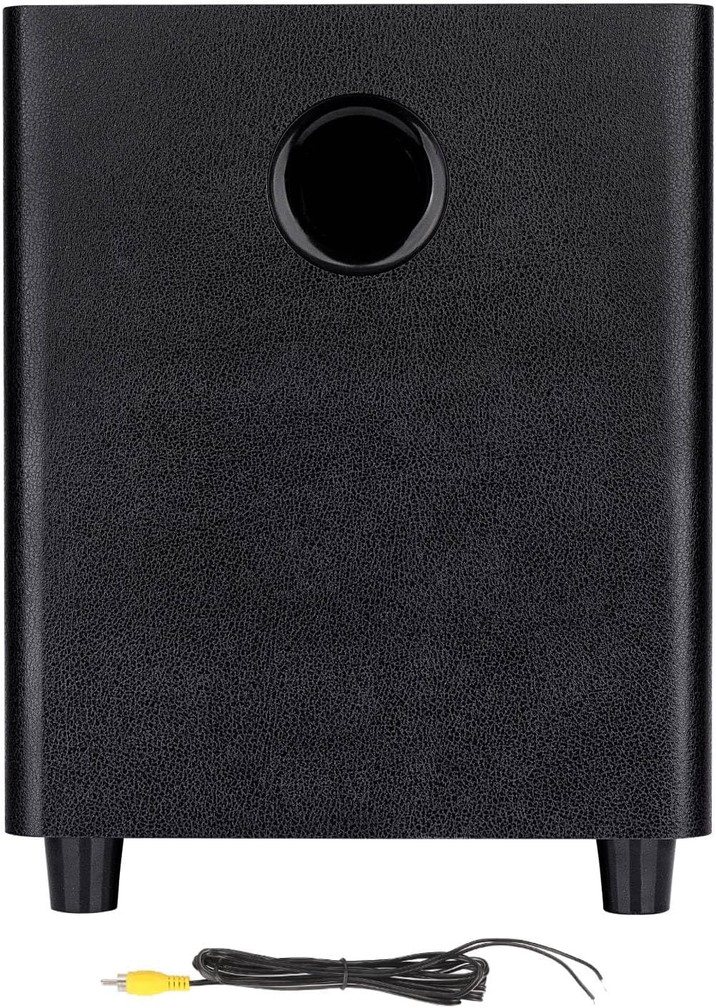 Black 8 Inch Passive Subwoofer Wood Material F7076