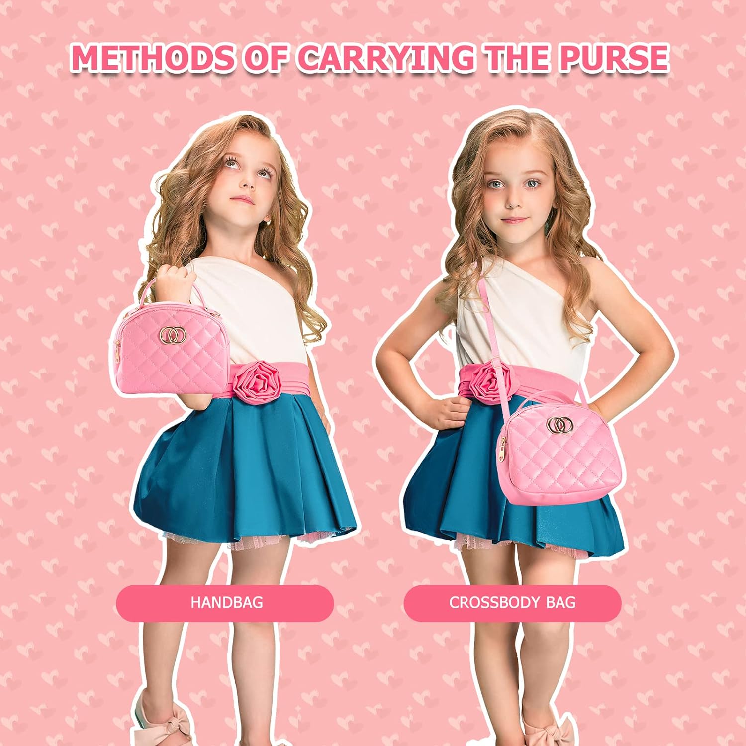 Pink Toddler Purse with Makeup Kits J3213