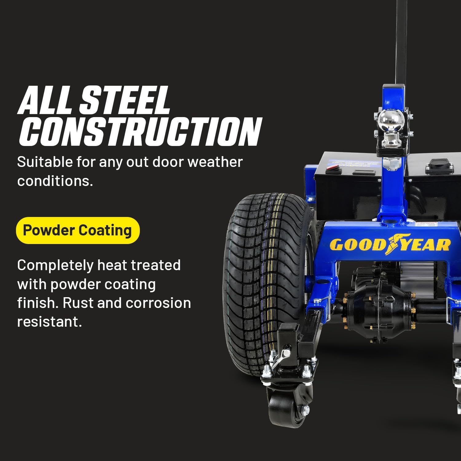 Electric Trailer Dolly 7500lbs Max Trailer Weight All-Terrain Wheels B98067