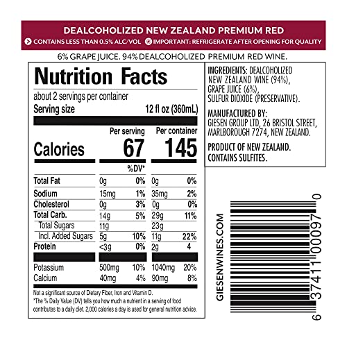0% Non-Alcoholic Premium Red, 750 ML T771