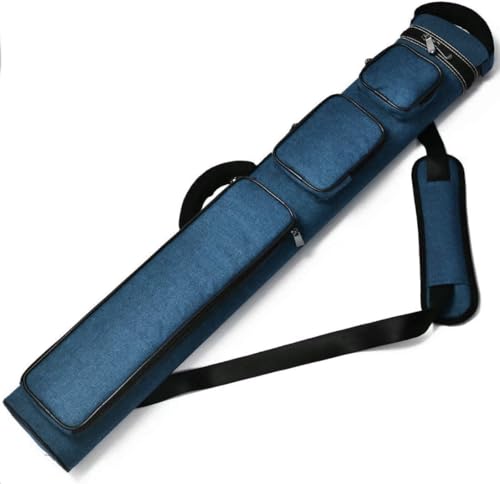 Nylon Leatherette Billiard Pool Cue Stick Hard Carrying Case A463339