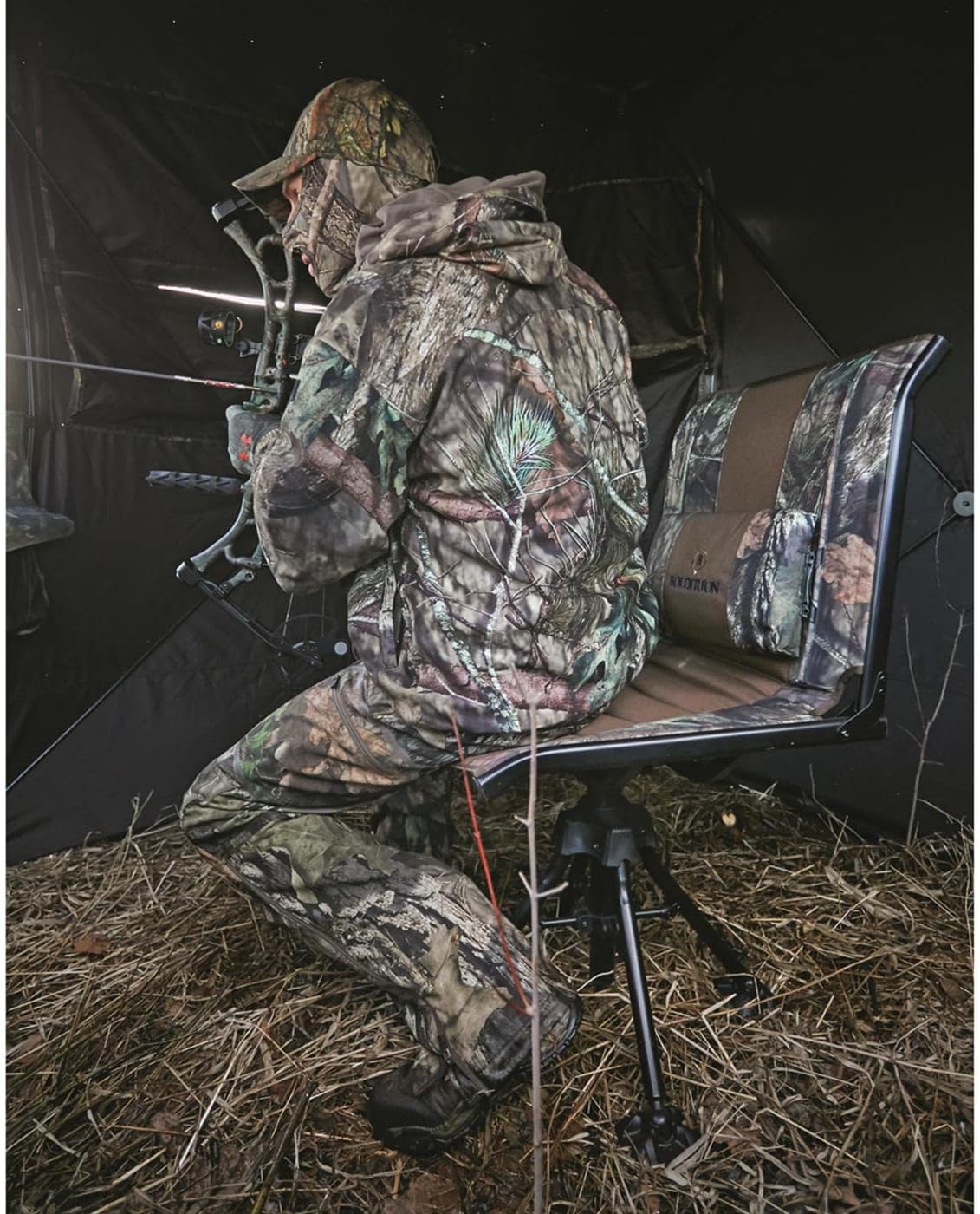 Camo Hunting Blind Chair with Padded Cushion A4589