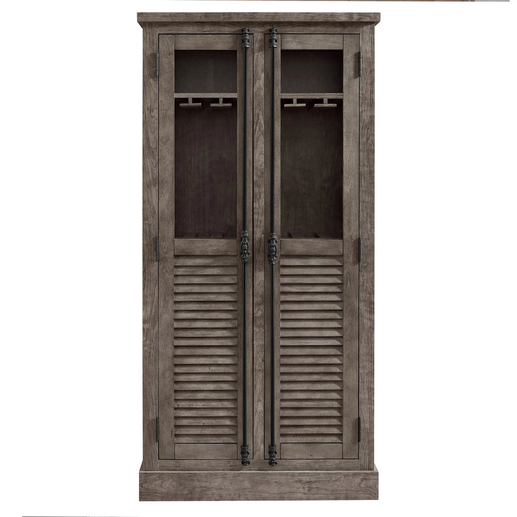 Weathered Oak Beverage Cabinet Y9939