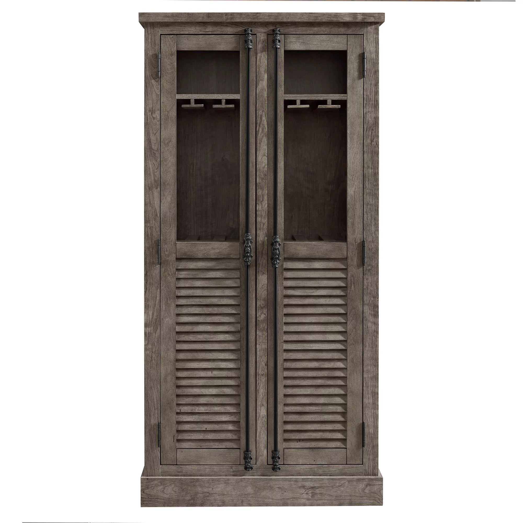 Weathered Oak Beverage Cabinet Y9939