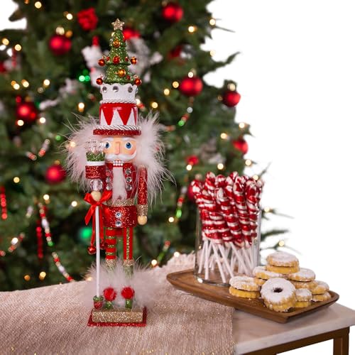 15-Inch Red and Green Nutcracker T562