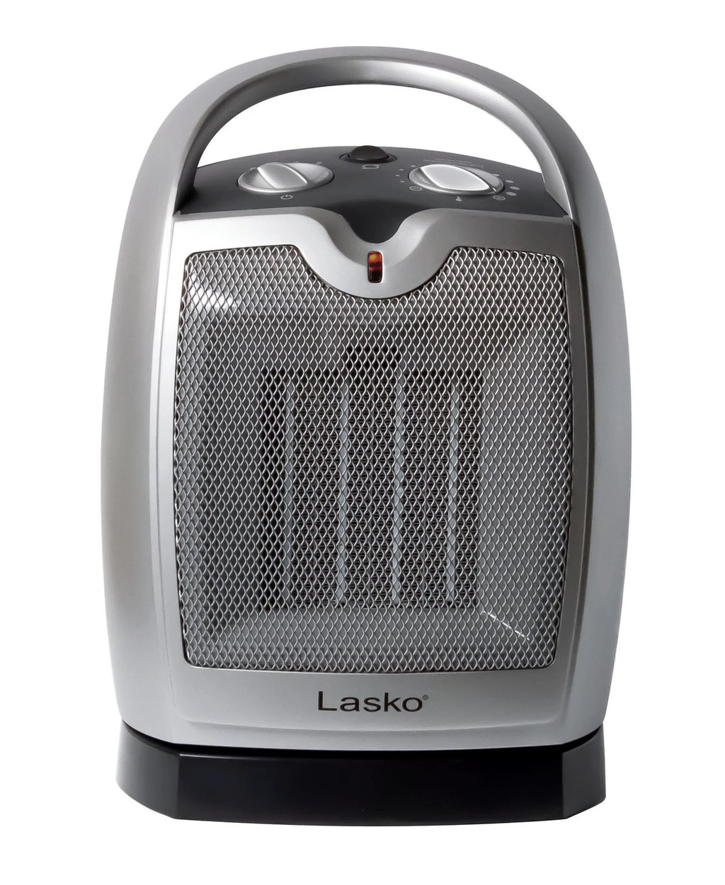 12" 1500W Oscillating Ceramic Tabletop Space Heater, Gray X77447