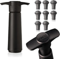 Wine Saver Pump Black with 8 Stoppers C46902