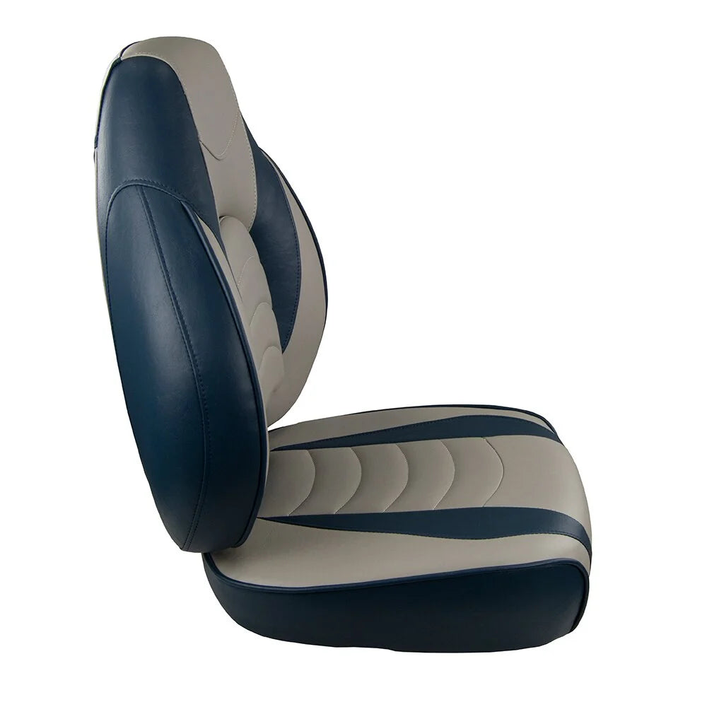 Blue/Grey High Back Seat D9332