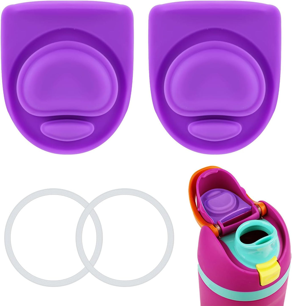 4pcs Silicone Bottle Seal Ring Replacement Rubber Stopper for 19oz 24oz 32oz 40oz Water Bottle Lid Parts X571336