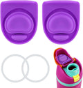 4pcs Silicone Bottle Seal Ring Replacement Rubber Stopper for 19oz 24oz 32oz 40oz Water Bottle Lid Parts X571336