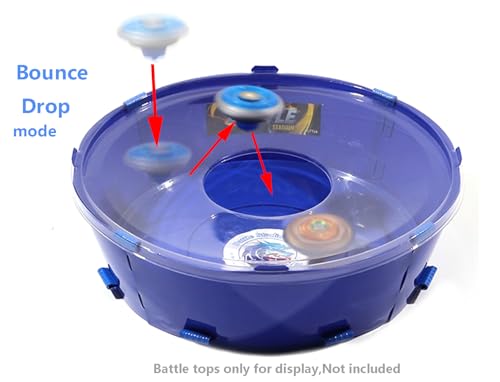 Blue Double Decker Battle Arena for Beyblade Burst Toys K3579