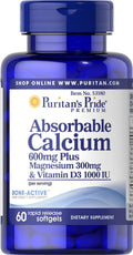 Calcium 600mg plus Magnesium 300mg & Vitamin D 1000iu Z82272