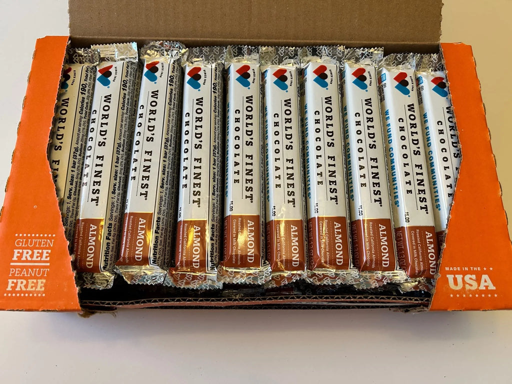 Milk Chocolate with Almonds Bars Z238
