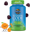 Kids Multivitamin Gummy with Iron, Probiotics, Vitamins D, C, E, B, Zinc, Non-GMO, Gluten-Free, Orange, 30 Day Supply M4542