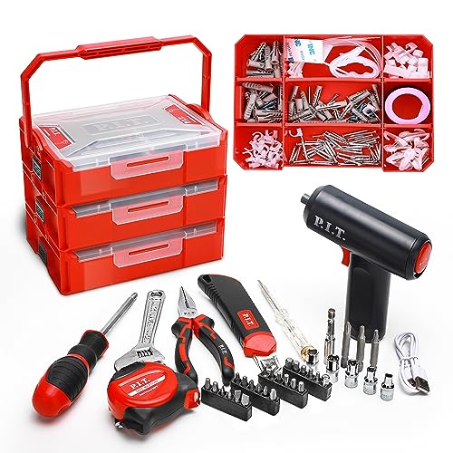 Mini Red 5-Drawer Steel Tool Box O60940