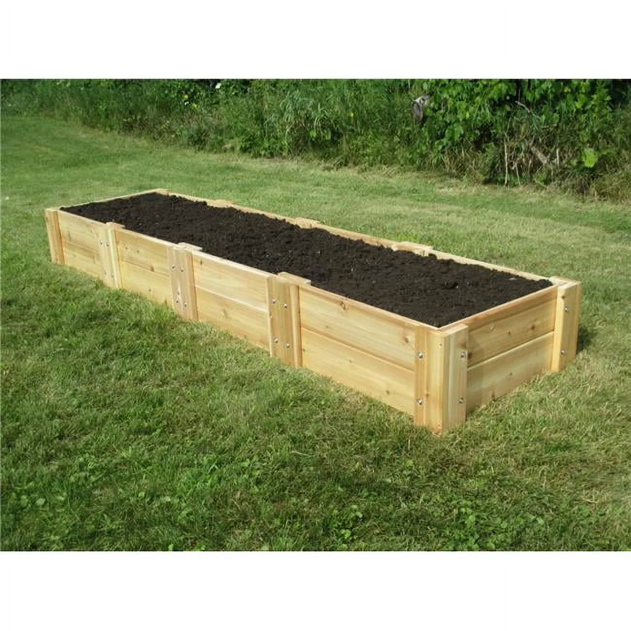 Cedar Raised Garden Bed 2 ft. x 8 ft. x 11 in. Natural K55015
