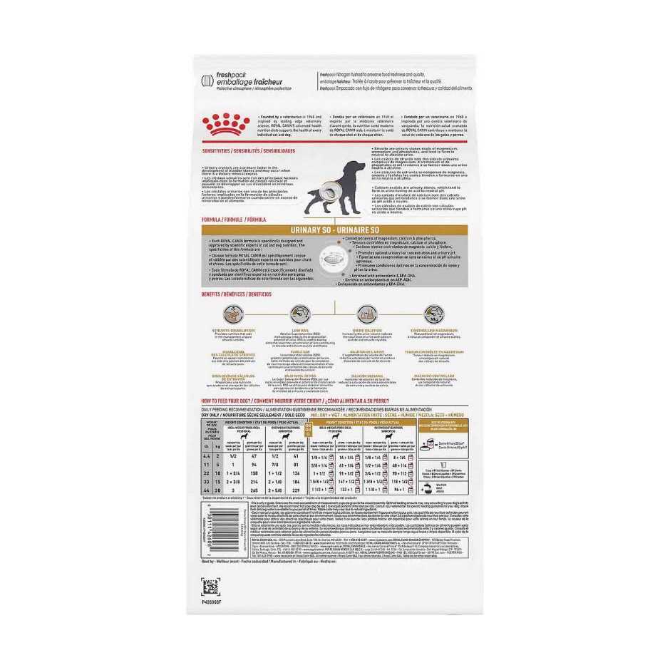 Veterinary Diet Canine Urinary So Dry Dog Food S862396