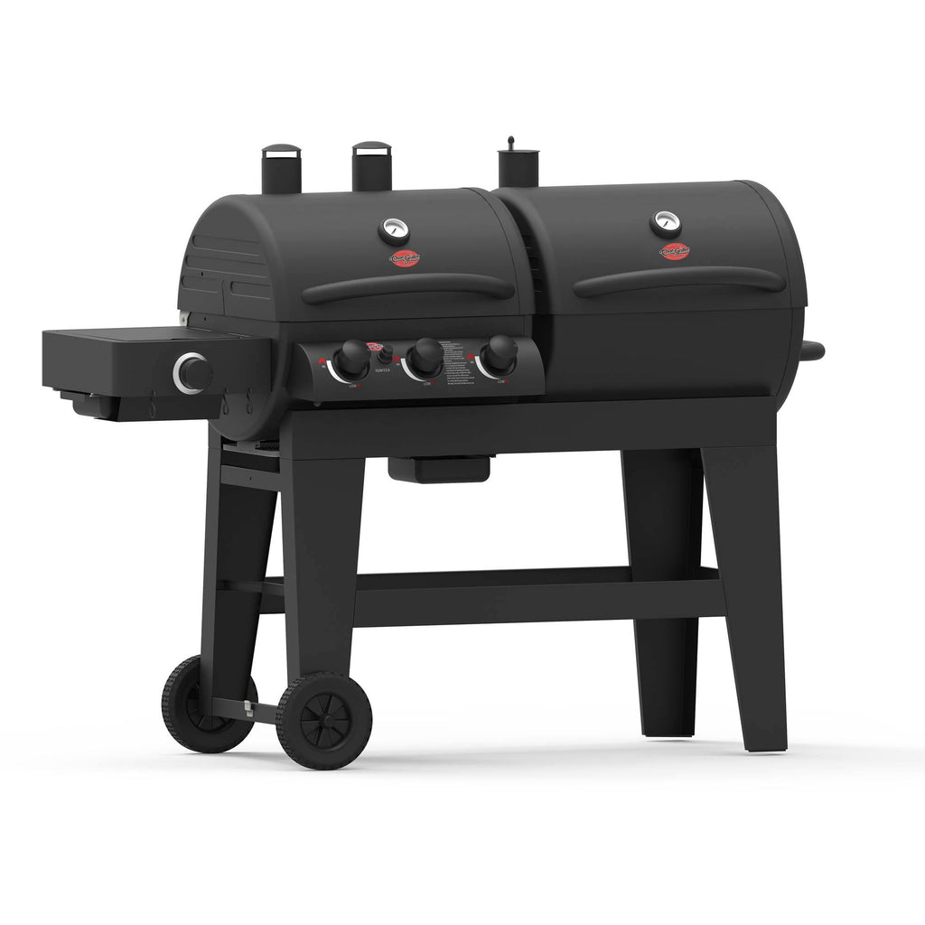 Dual Function Gas & Charcoal Grill Black B232099