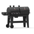 Dual Function Gas & Charcoal Grill Black B232099