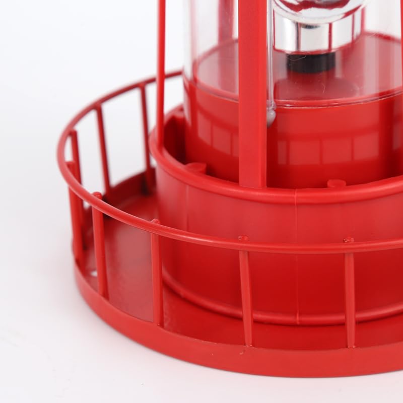 Red Rotating Solar Lighthouse Light, IP65 Waterproof L9346