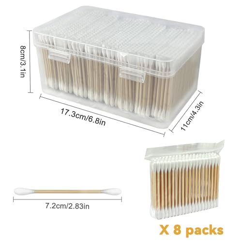 1000 Count Cotton Swabs with Bamboo Sticks P65664