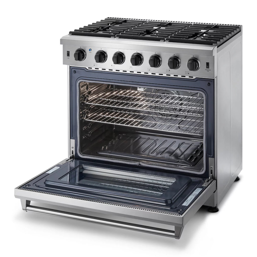 36-Inch Gas Range 6 Burners Stainless Steel H950852