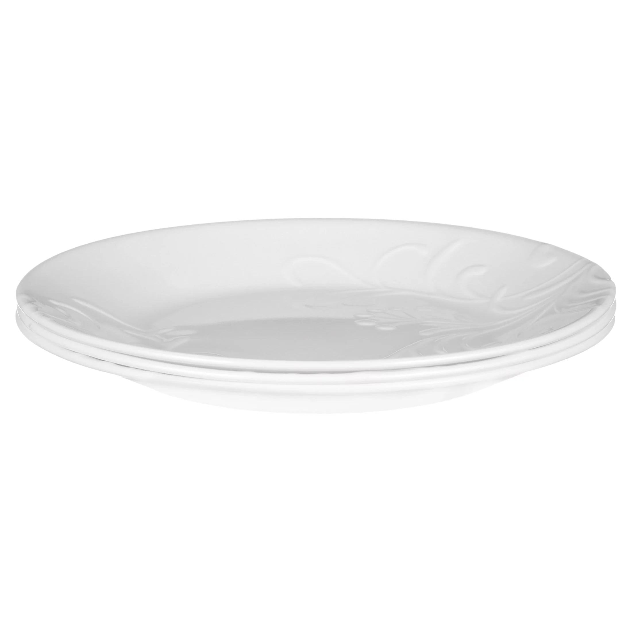 12 Piece White Dinnerware Set Y5575