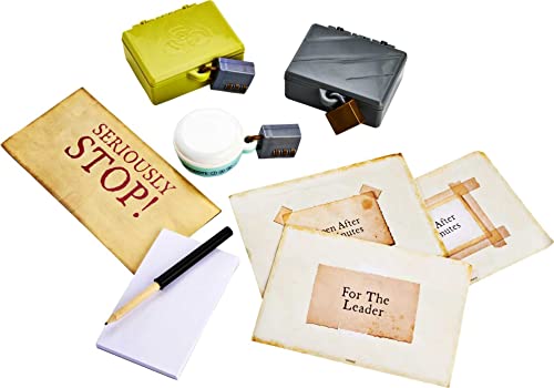 Escape Room in a Box The Werewolf Experiment, Room Escape Group Game with 19 2D and 3D Puzzles V658