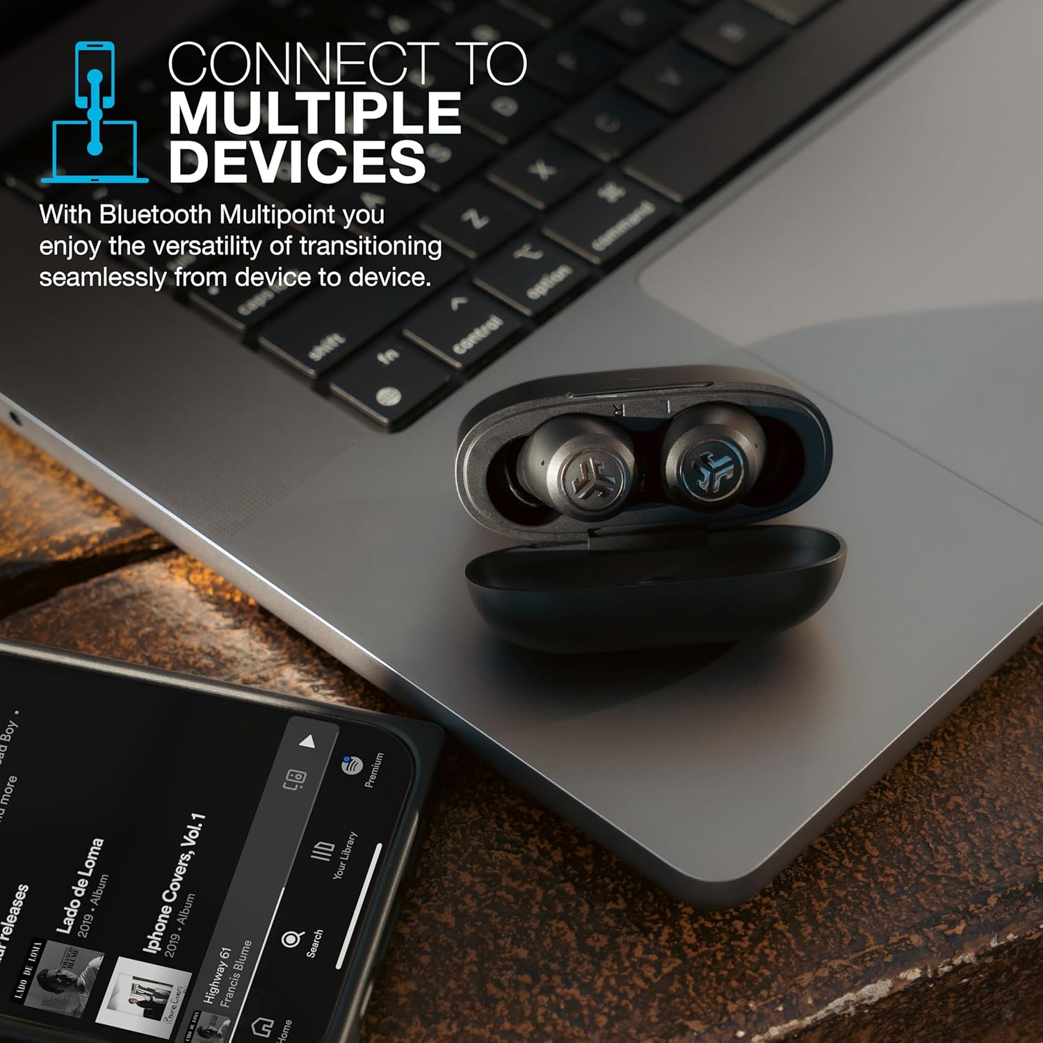 True Wireless Earbuds with Charging Case, Smart Active Noise Canceling C266779
