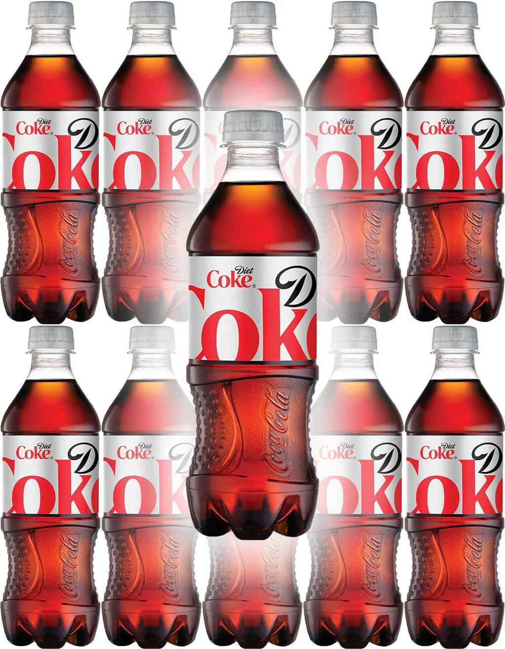 24 Pack 20oz Diet Coke Soda Bottles L4332