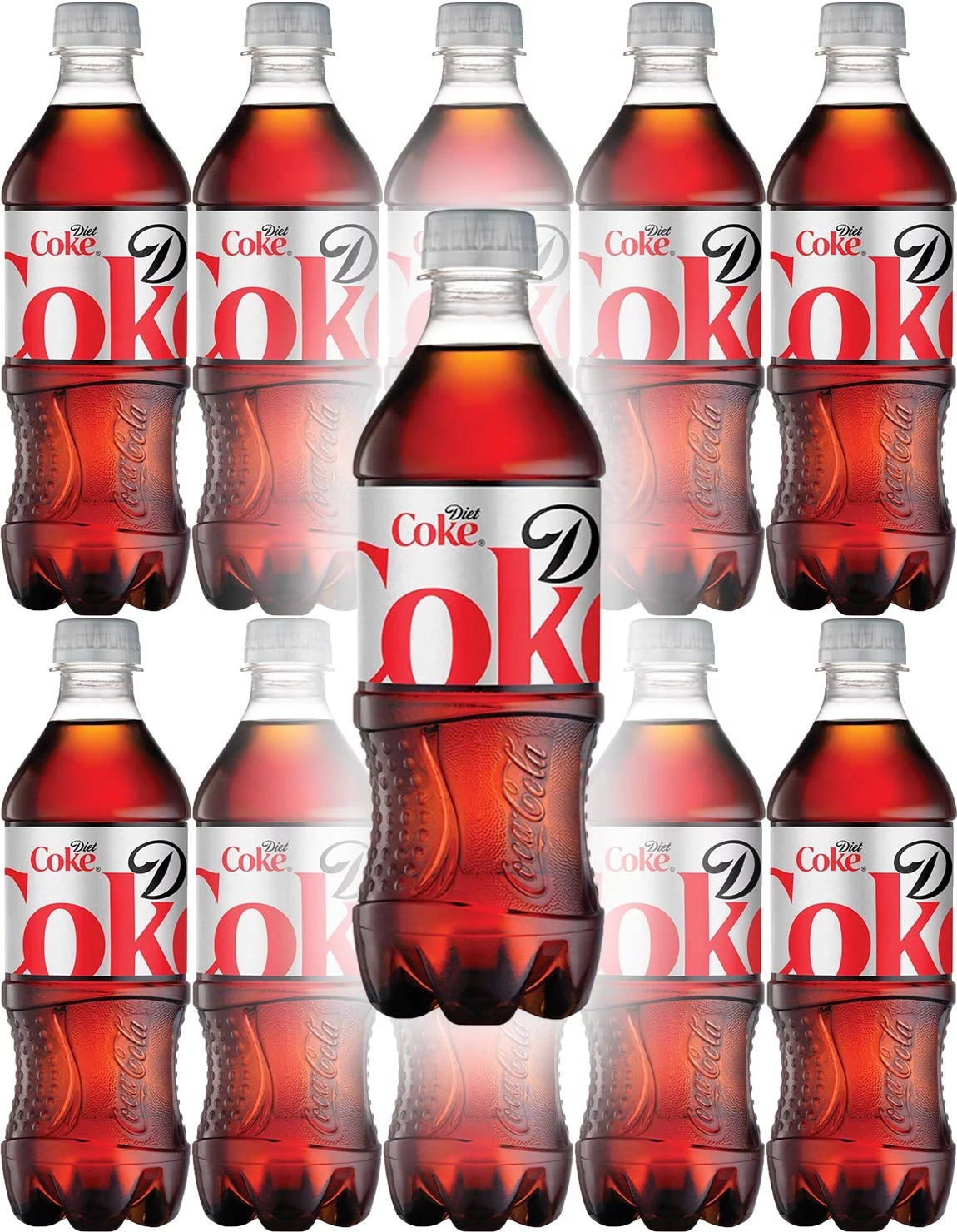 24 Pack 20oz Diet Coke Soda Bottles L4332