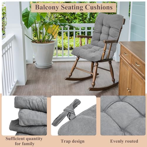 Beige 4 Sets Outdoor Patio Chair Cushions F3836