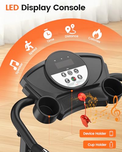 3.0HP Foldable Treadmill with Incline S3816