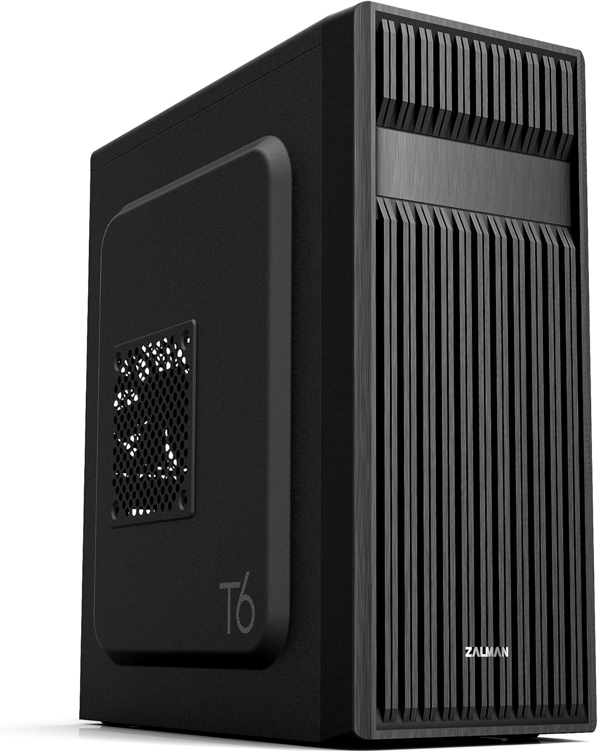 Black ATX Mid Tower Computer PC Case with Pre-Installed 120mm Fan B8148