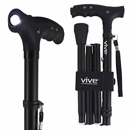 Adjustable LED Folding Cane I95301