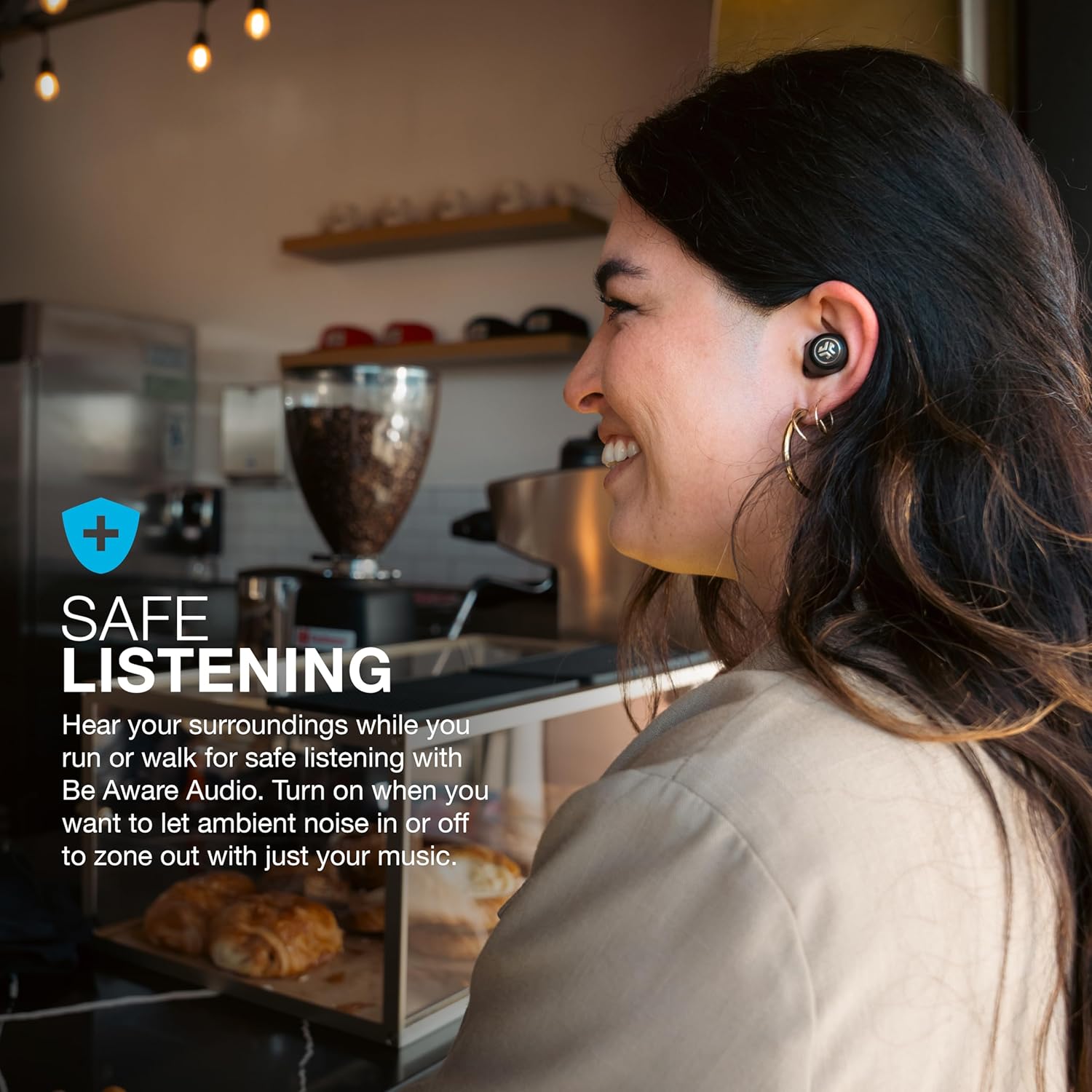 True Wireless Earbuds with Charging Case, Smart Active Noise Canceling C266779