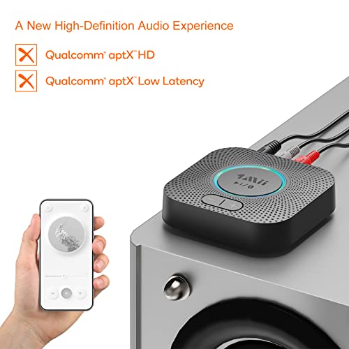 Bluetooth 5.2 Audio Receiver with RCA/3.5mm Outputs W9632