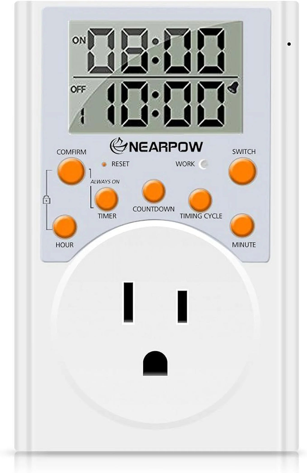 15A Programmable Digital Timer Outlet P573936