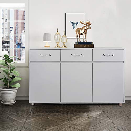 3 Drawer 3 Door Wood Sideboard B182420