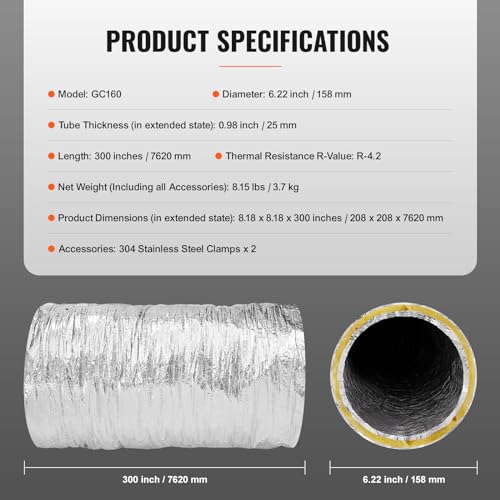 Insulated Flexible Duct N721