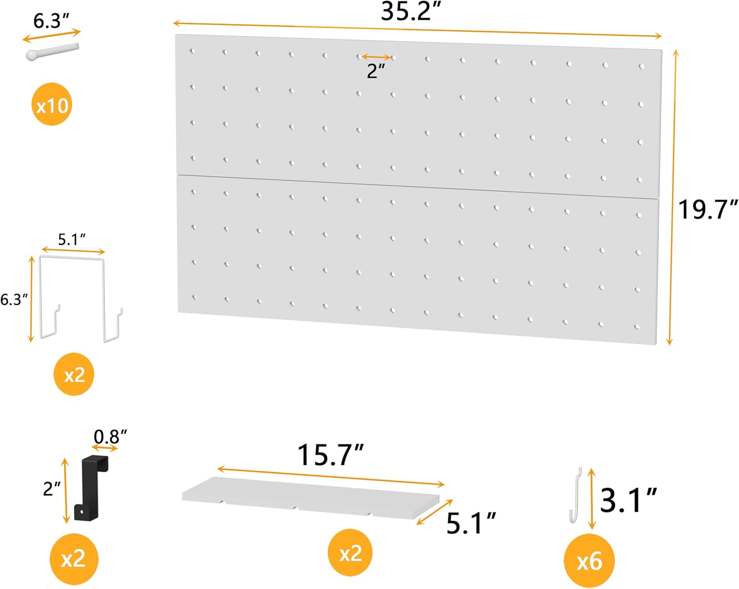 Craft Organizers and Storage Cabinet with Power Outlet, Pegboard, Vinyl Holders L99990