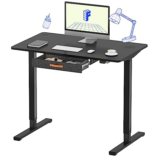 48 x 24 Inches Electric Standing Desk with Drawer D156