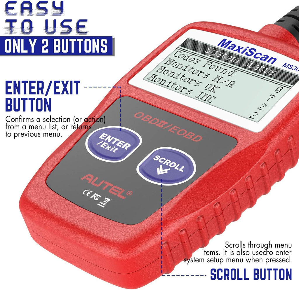 OBD2 Scanner Universal Car Engine Fault Code Reader N892138