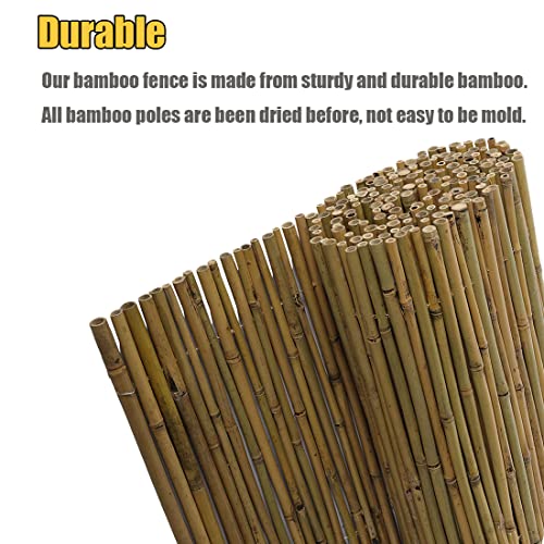 Natural Bamboo Screen Fence Rolls E900