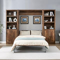 Queen Wooden Murphy Bed, Folding Wall Bed D180