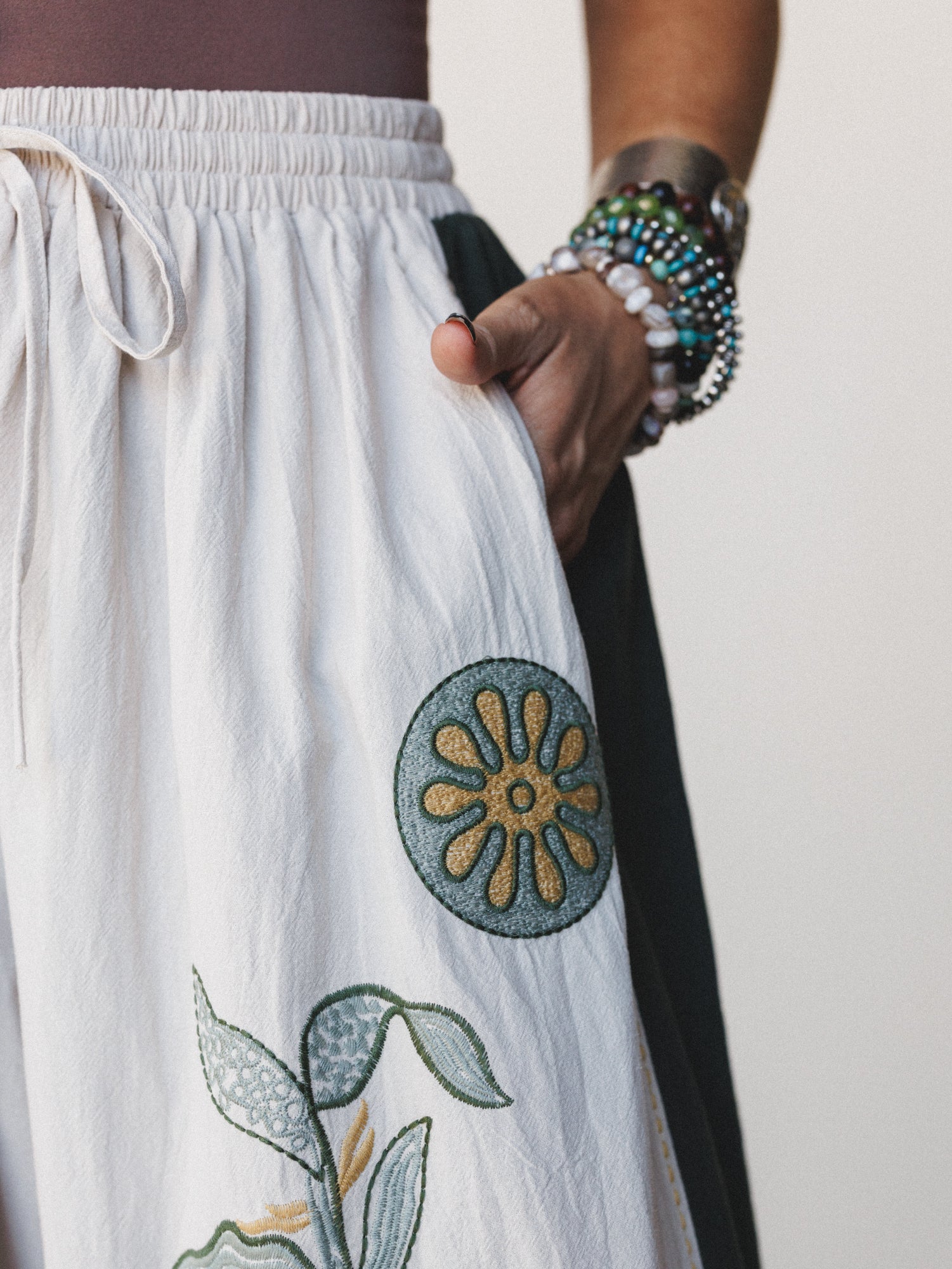 Chateau Chic Wide Leg Pants - Sage