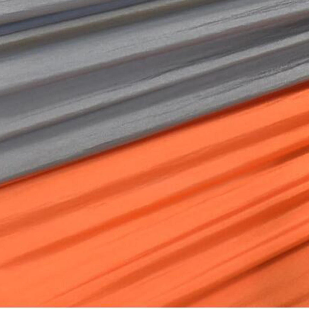 Orange Gray Camping Hammock with Net and Carrying Bag Y18561