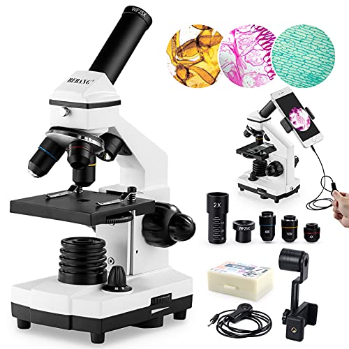 100X-2000X Compound Microscope with Microscope Slides E44435
