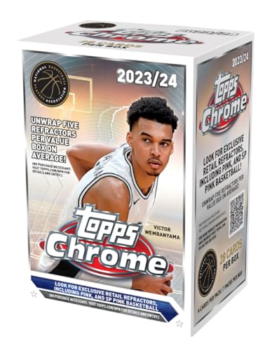 Topps Chrome Basketball Trading Card Blaster Box A82491